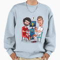 Mohamed Salah Cristiano Ronaldo Sweatshirt - Aesthetic Graphic Unisex - T-Shirt, Sweatshirt, Hoodie