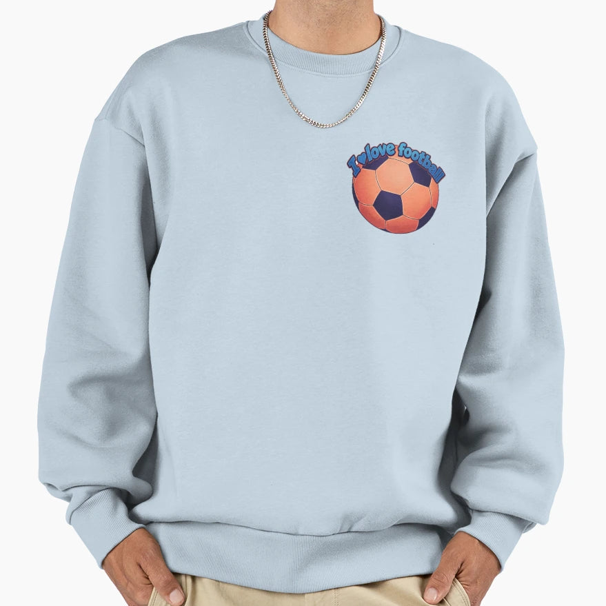 90S Football Aesthetic Sweatshirt - Streetwear Style for Adults - T-Shirt, Sweatshirt, Hoodie