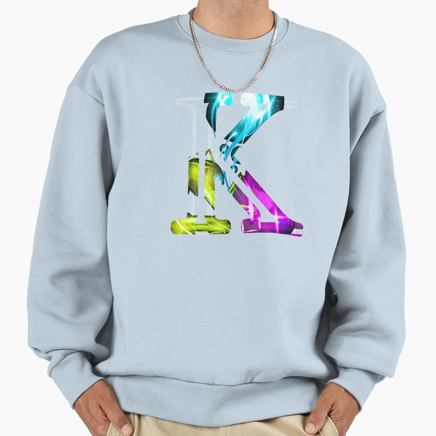 Letter K Sweatshirt - Trendy Graphic Unisex - T-Shirt, Sweatshirt, Hoodie