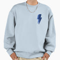 Blue Lightning Sweatshirt - Novelty Apparel Unisex - T-Shirt, Sweatshirt, Hoodie