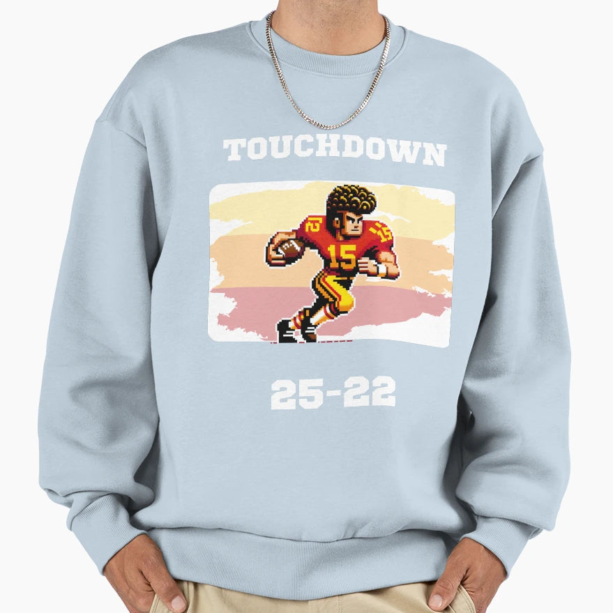 Throwback Football Sweatshirt - Novelty Apparel Men Women - T-Shirt, Sweatshirt, Hoodie
