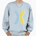 Blue And Greek Chi X Sweatshirt - Streetwear Style Unisex - T-Shirt, Sweatshirt, Hoodie