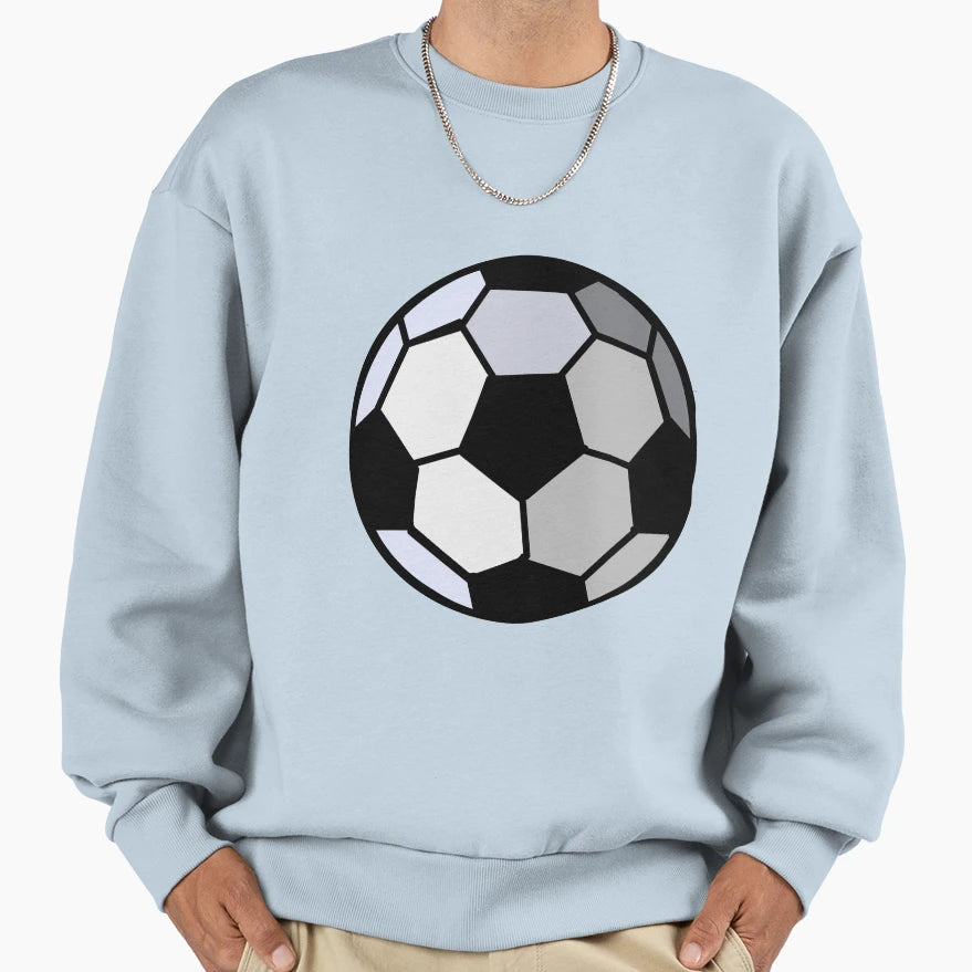 Soccer Ball Sweatshirt - Fun Novelty Design Men Women - T-Shirt, Sweatshirt, Hoodie