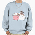Cow And Football Sweatshirt - Graphic Print for Adults - T-Shirt, Sweatshirt, Hoodie