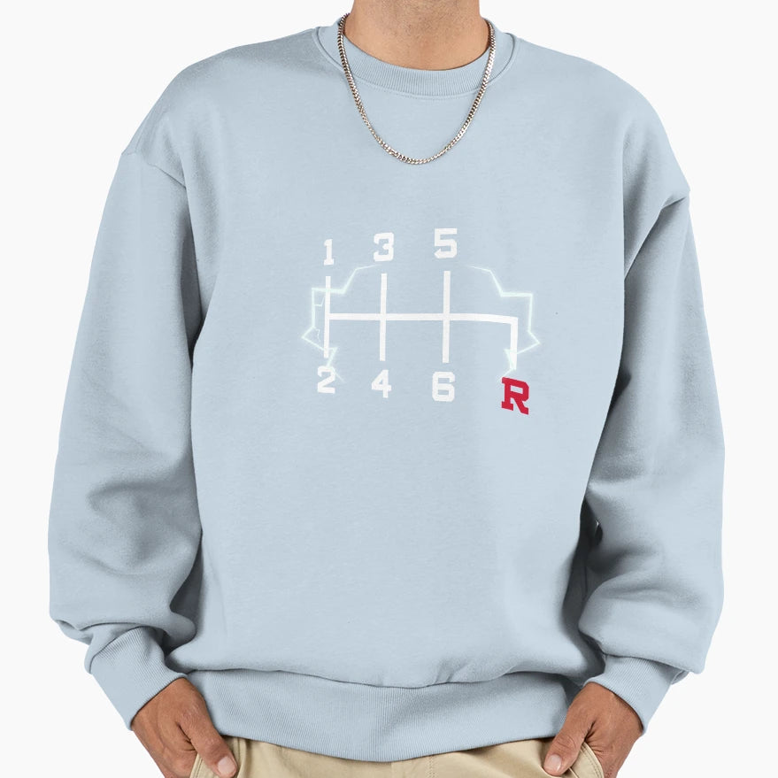 6 Speeds Car Manual Transmission Sweatshirt - Streetwear Style for Adults - T-Shirt, Sweatshirt, Hoodie