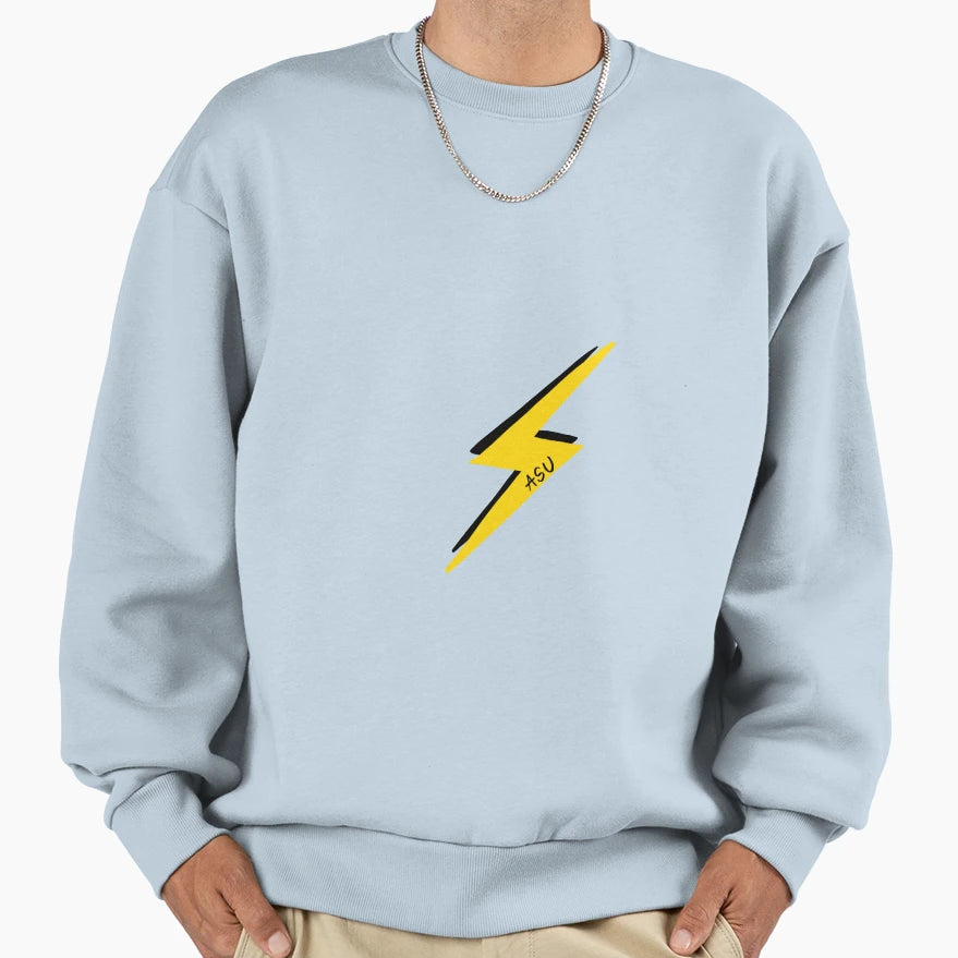 Asu Lightening Bolt Sweatshirt - Aesthetic Graphic for Adults - T-Shirt, Sweatshirt, Hoodie