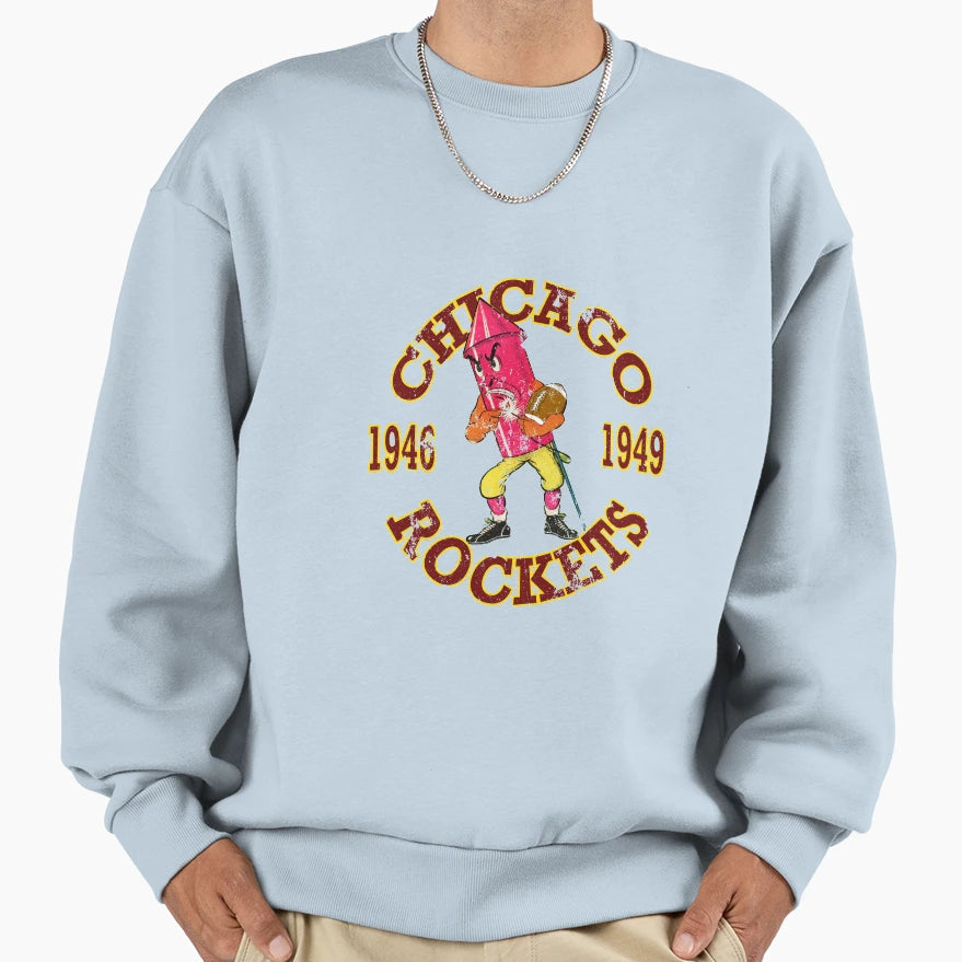 Chicago Rockets Sweatshirt - Graphic Print for Adults - T-Shirt, Sweatshirt, Hoodie