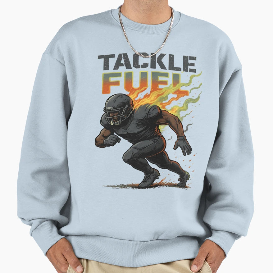 Burn Through Line Tackle Fuel Sweatshirt - Custom Art Print Men Women - T-Shirt, Sweatshirt, Hoodie