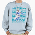 Blue Football Touchdown Sweatshirt - Casual Everyday Wear Unisex - T-Shirt, Sweatshirt, Hoodie