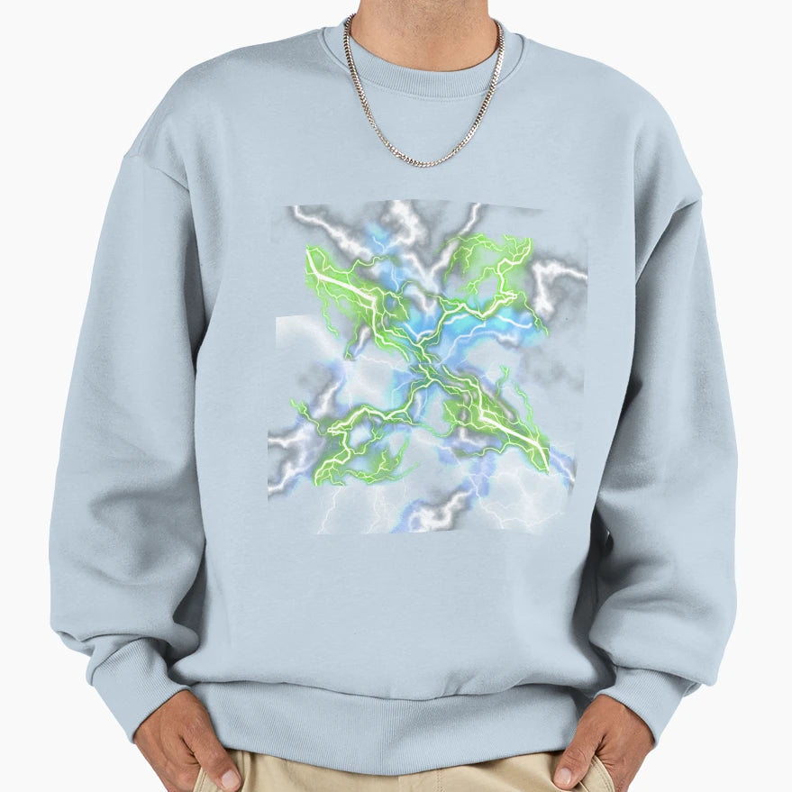 Lightning And Thunder Sweatshirt - Fun Novelty Design Unisex - T-Shirt, Sweatshirt, Hoodie