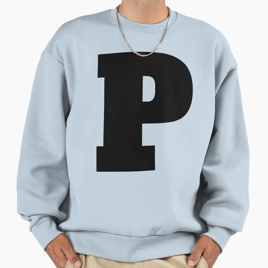 Alphabet P Uppercase Letter P Letter P Sweatshirt - Graphic Print Unisex - T-Shirt, Sweatshirt, Hoodie