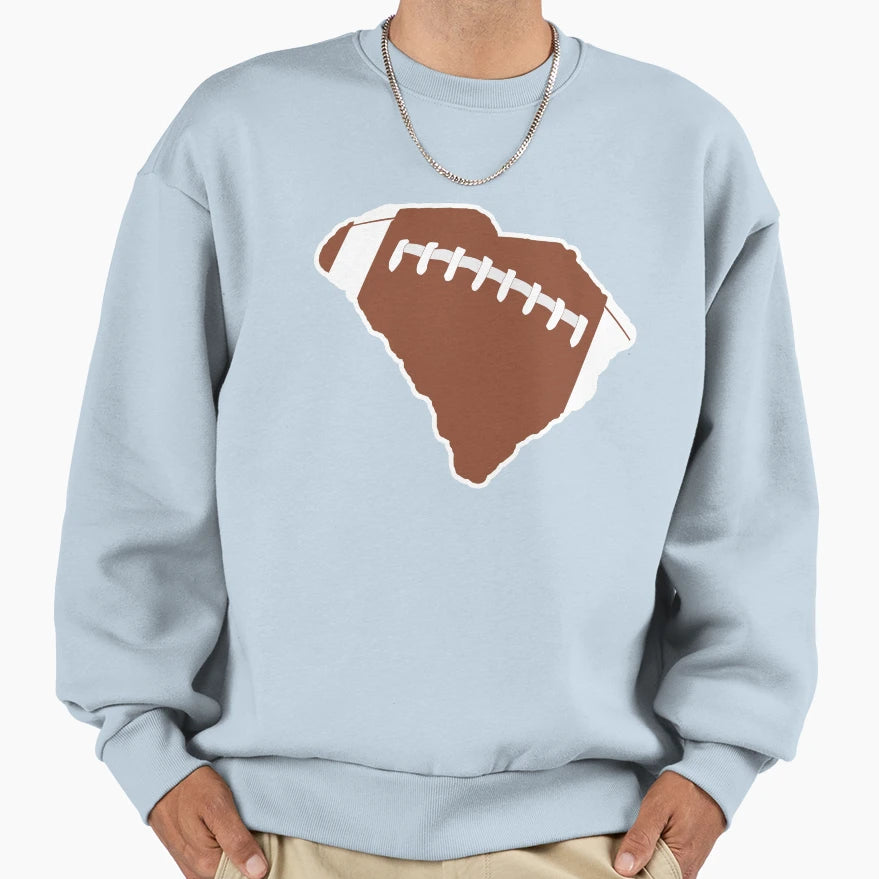 Football South Carolina Fun Sweatshirt - Aesthetic Graphic Men Women - T-Shirt, Sweatshirt, Hoodie