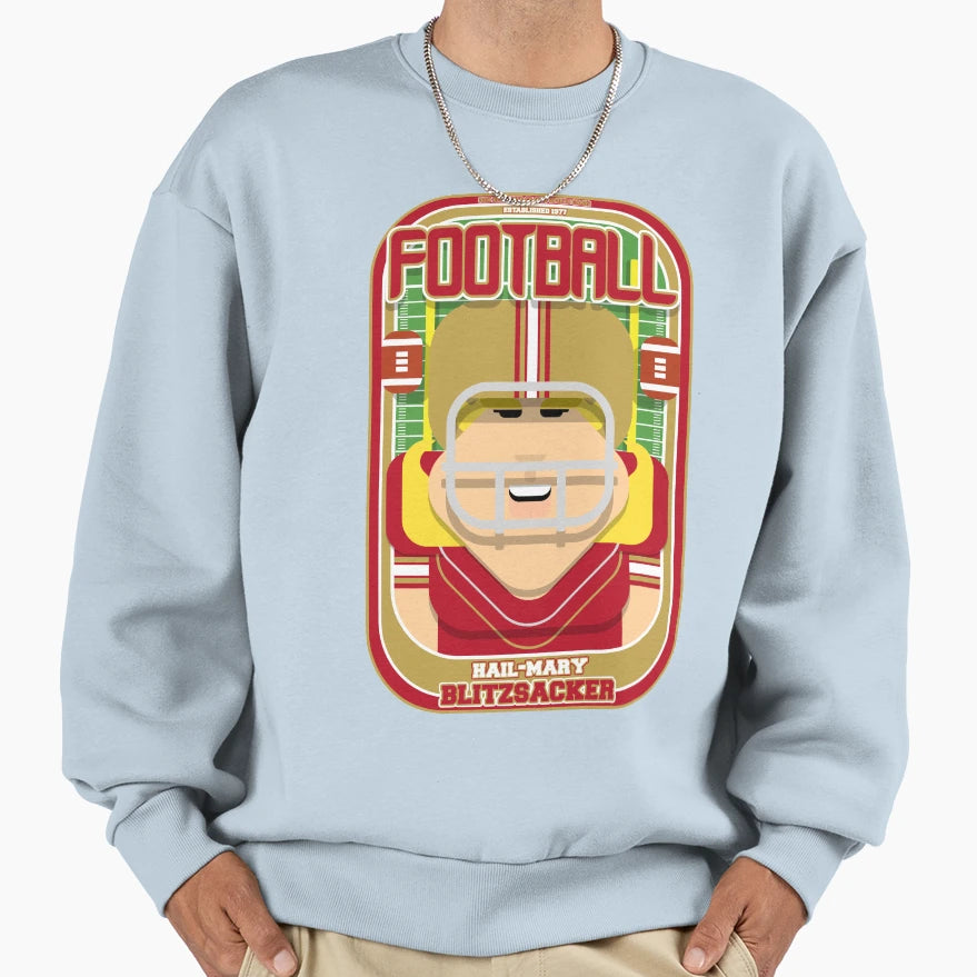 American Football Red And Gold Sweatshirt - Streetwear Style Men Women - T-Shirt, Sweatshirt, Hoodie
