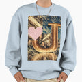 Initial Letter J Sweatshirt - Casual Everyday Wear Men Women - T-Shirt, Sweatshirt, Hoodie