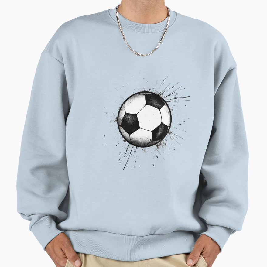 Soccer Ball Sweatshirt - Custom Art Print Men Women - T-Shirt, Sweatshirt, Hoodie