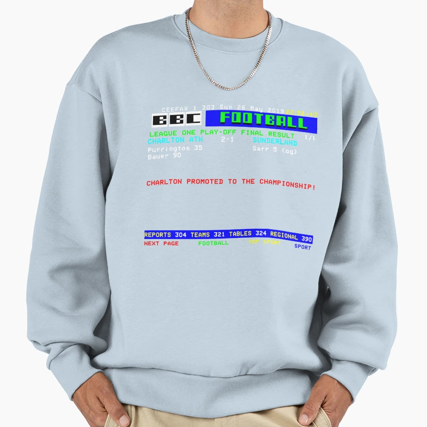 Charlton Play Off Final 2019 Sweatshirt - Minimalist Print for Adults - T-Shirt, Sweatshirt, Hoodie