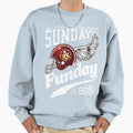 Sunday Funday Sweatshirt - Minimalist Print Men Women - T-Shirt, Sweatshirt, Hoodie