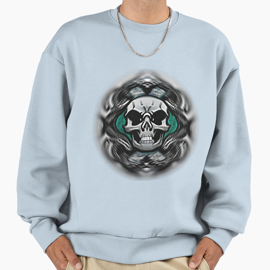 Skull 2 Sweatshirt - Graphic Print Unisex - T-Shirt, Sweatshirt, Hoodie