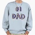 Fathers Day 1 Dad Sweatshirt - Custom Art Print for Adults - T-Shirt, Sweatshirt, Hoodie