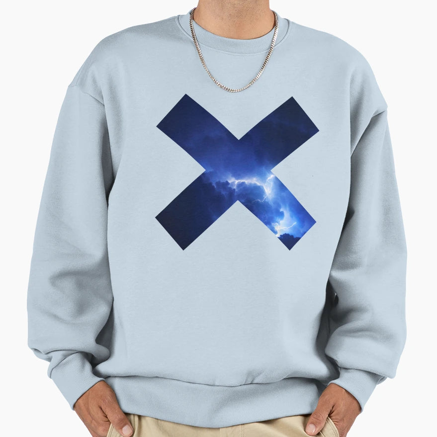 Cross Storm Sweatshirt - Casual Everyday Wear Men Women - T-Shirt, Sweatshirt, Hoodie