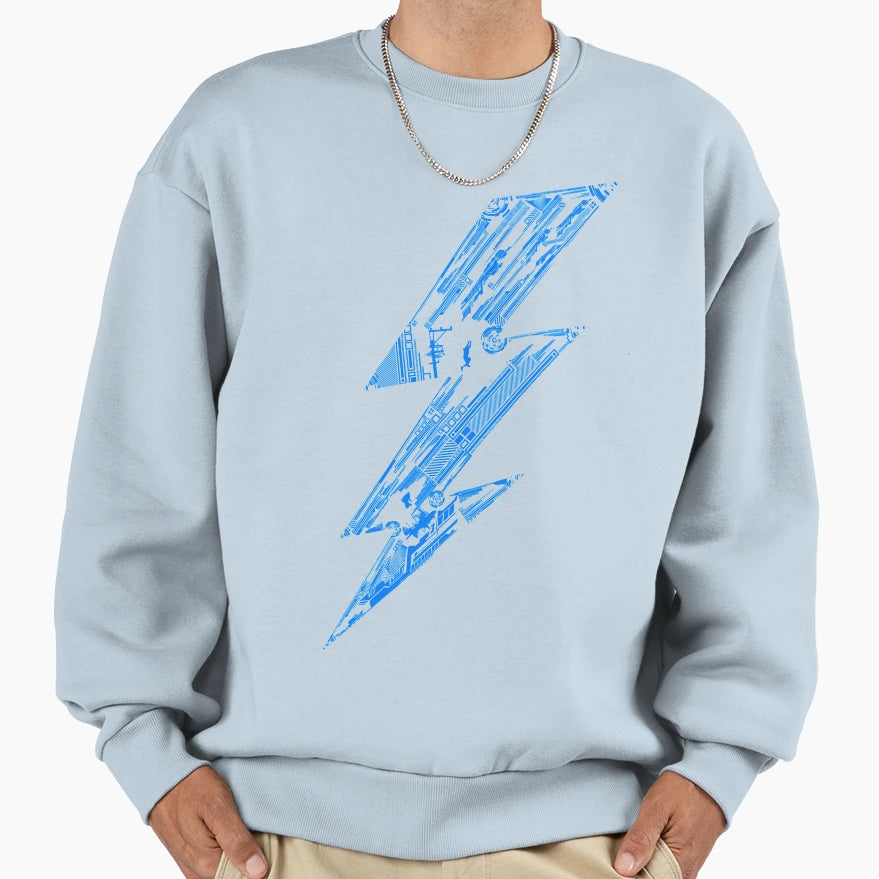 Thunder Flash Sweatshirt - Streetwear Style for Adults - T-Shirt, Sweatshirt, Hoodie