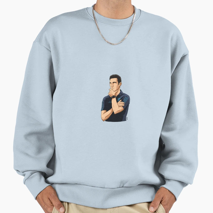 Lionel Scaloni Sweatshirt - Graphic Print for Adults - T-Shirt, Sweatshirt, Hoodie
