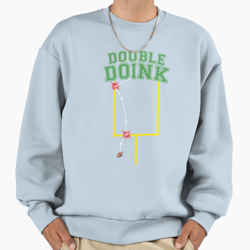 Double Doink American Football Sweatshirt - Streetwear Style Unisex - T-Shirt, Sweatshirt, Hoodie