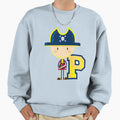 P Is Pirate Educational Illustration Sweatshirt - Graphic Print Men Women - T-Shirt, Sweatshirt, Hoodie