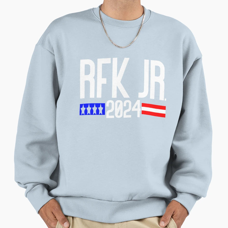 Robert Kennedy Jr President 2024 Rfk Sweatshirt - Novelty Apparel Unisex - T-Shirt, Sweatshirt, Hoodie