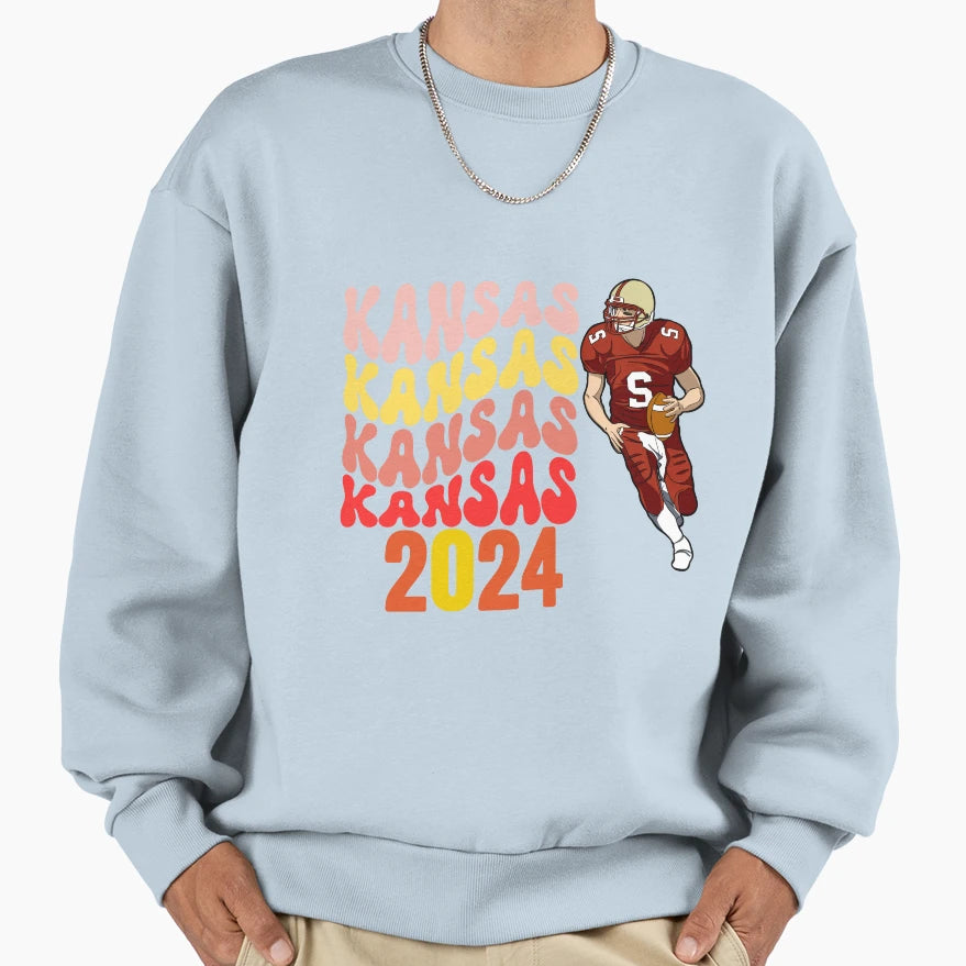 Kc Touchdown Sweatshirt - Trendy Graphic Men Women - T-Shirt, Sweatshirt, Hoodie