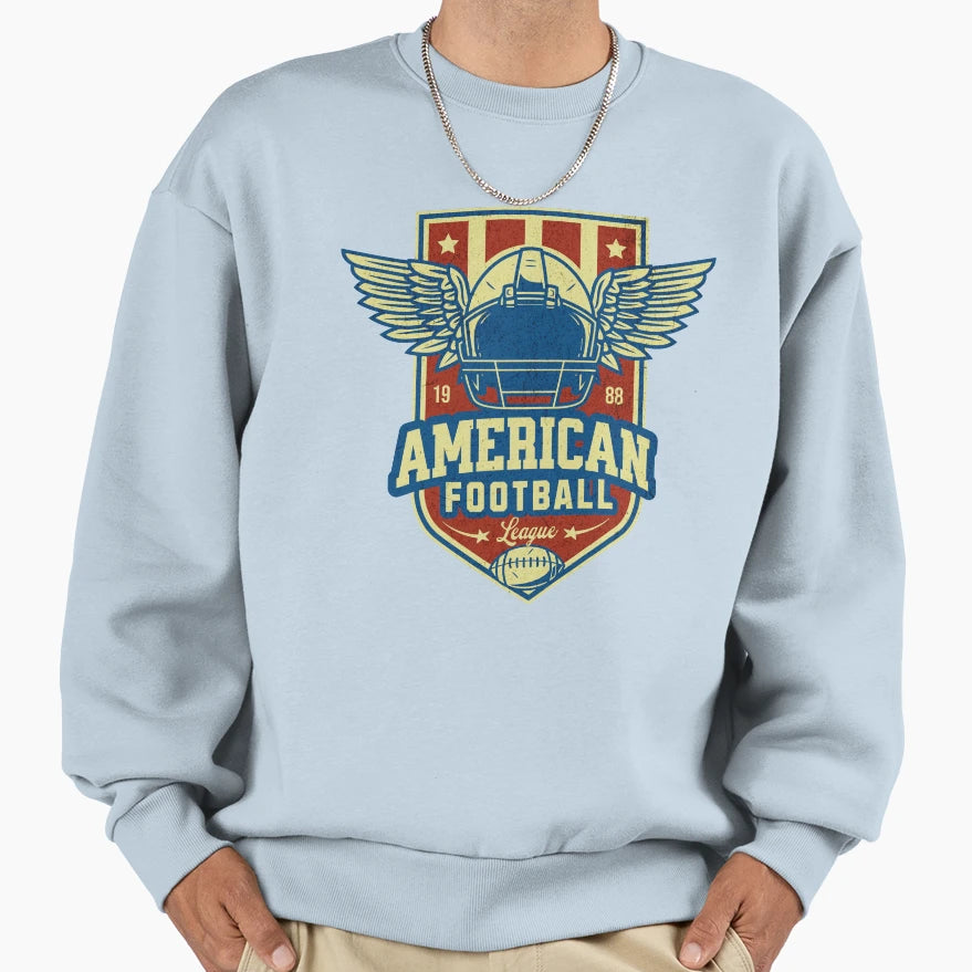 American Football Sweatshirt - Novelty Apparel for Adults - T-Shirt, Sweatshirt, Hoodie