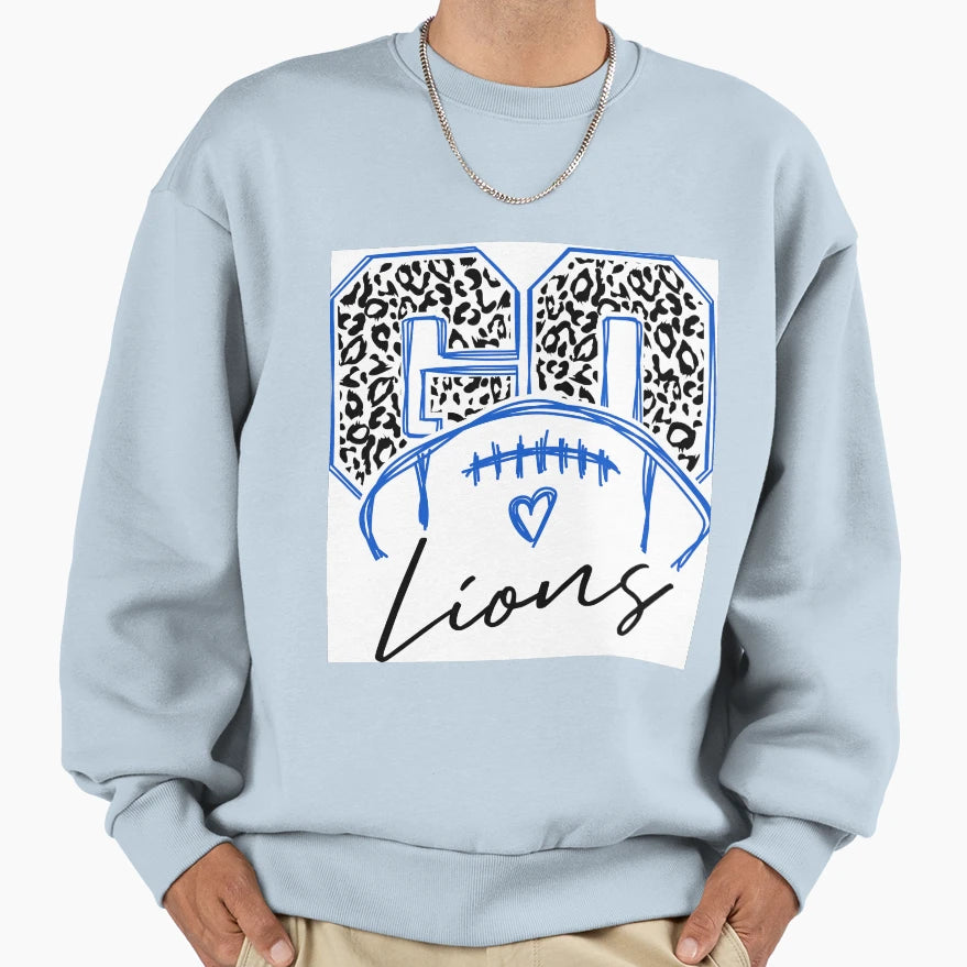 Go Cheetah Lions Collection Ii Sweatshirt - Custom Art Print Men Women - T-Shirt, Sweatshirt, Hoodie