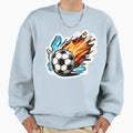 Champion Firing Ball Goal Sweatshirt - Minimalist Print Unisex - T-Shirt, Sweatshirt, Hoodie