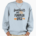 Football And Pumpkin Spice Fall T-Shirt - Unique Graphic for Adults - T-Shirt, Sweatshirt, Hoodie