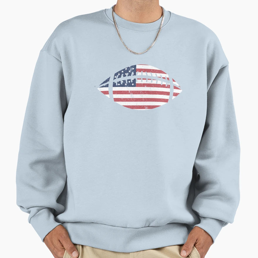 Patriotic American Football Athletics T-Shirt - Unique Graphic for Adults - T-Shirt, Sweatshirt, Hoodie