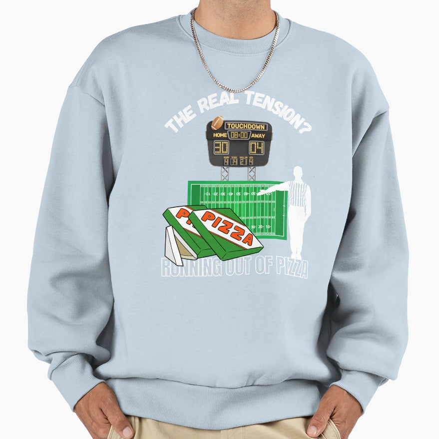 Funny Football Lover Real Tension Sweatshirt - Novelty Apparel Men Women - T-Shirt, Sweatshirt, Hoodie