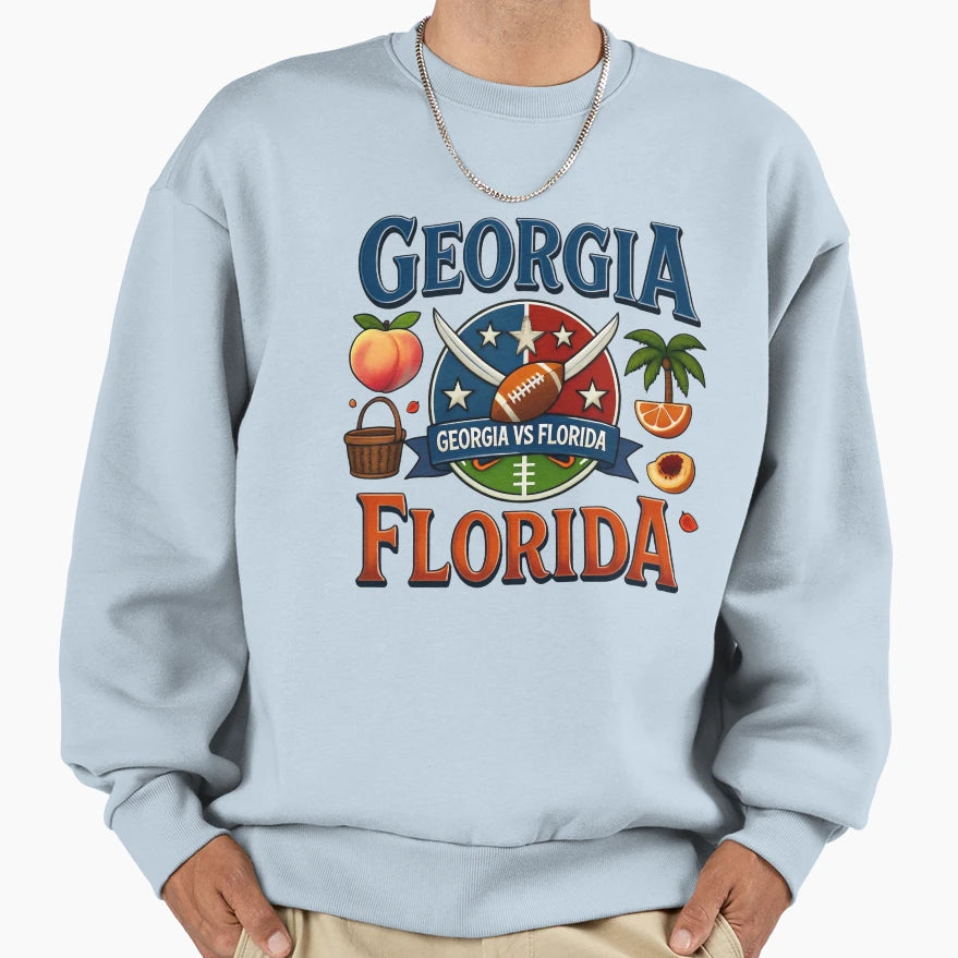 Georgia Vs Florida Football Rivalry Game T-Shirt - Unique Graphic Unisex - T-Shirt, Sweatshirt, Hoodie
