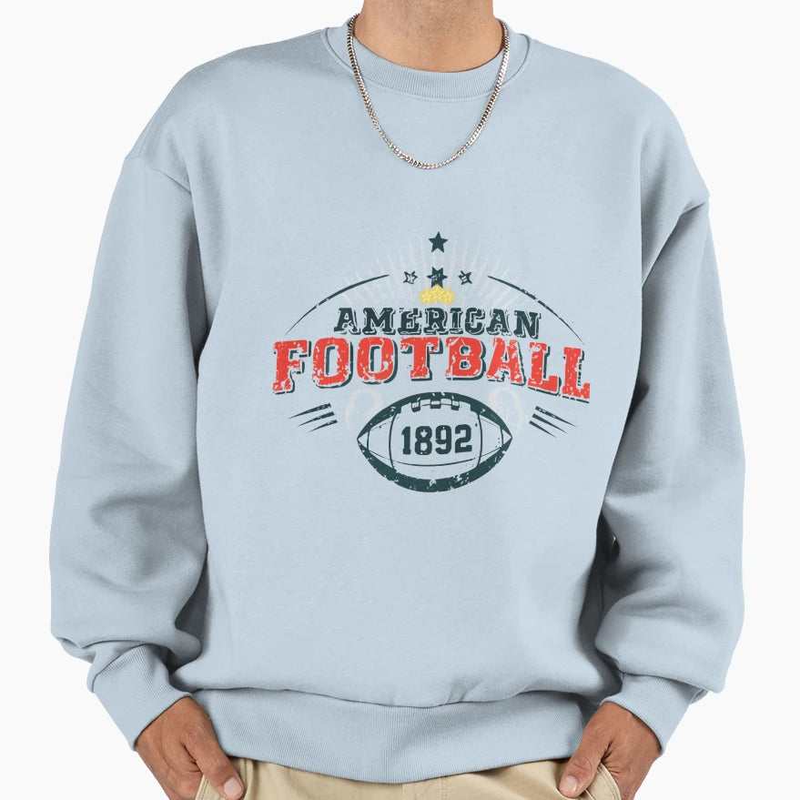 American Football Ball 1892 T-Shirt - Custom Art Print Men Women - T-Shirt, Sweatshirt, Hoodie