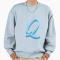 Letter Q Sweatshirt - Casual Everyday Wear for Adults - T-Shirt, Sweatshirt, Hoodie
