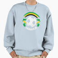 Jamaica Football Soccer Fan Flag Sweatshirt - Aesthetic Graphic Unisex - T-Shirt, Sweatshirt, Hoodie