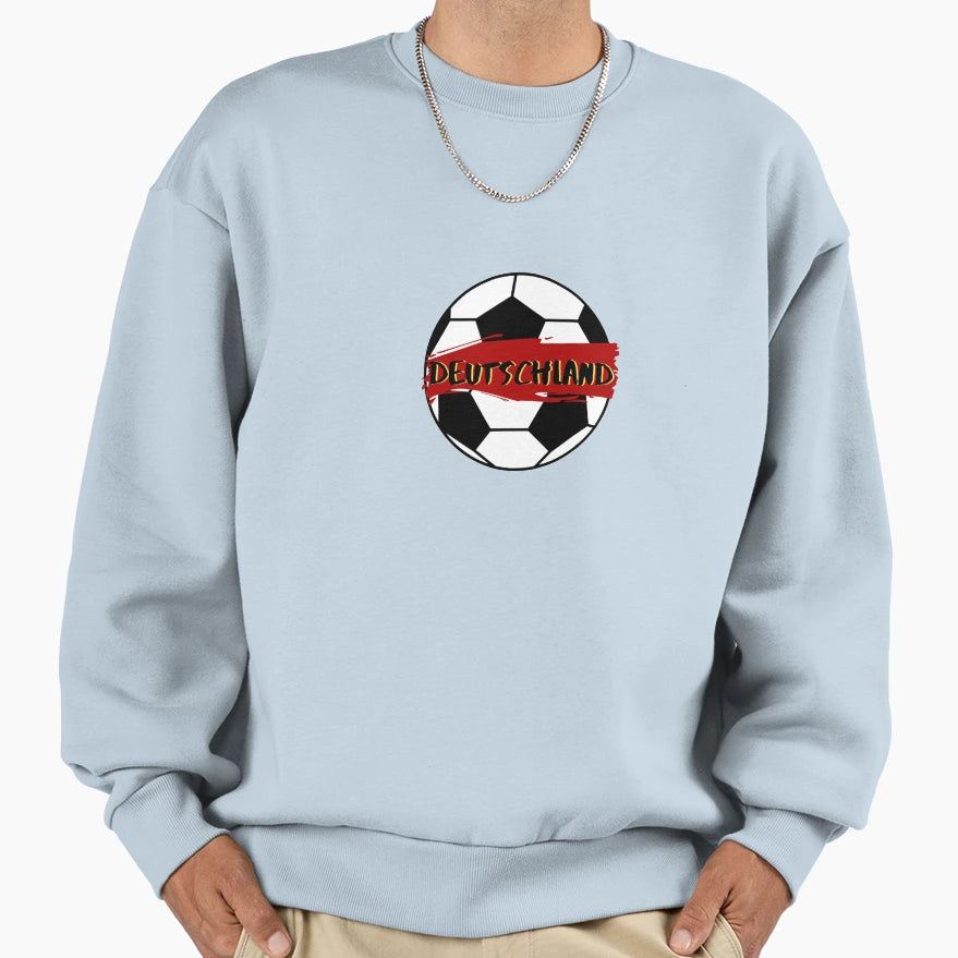 Deutschland Soccer Sweatshirt - Minimalist Print for Adults - T-Shirt, Sweatshirt, Hoodie