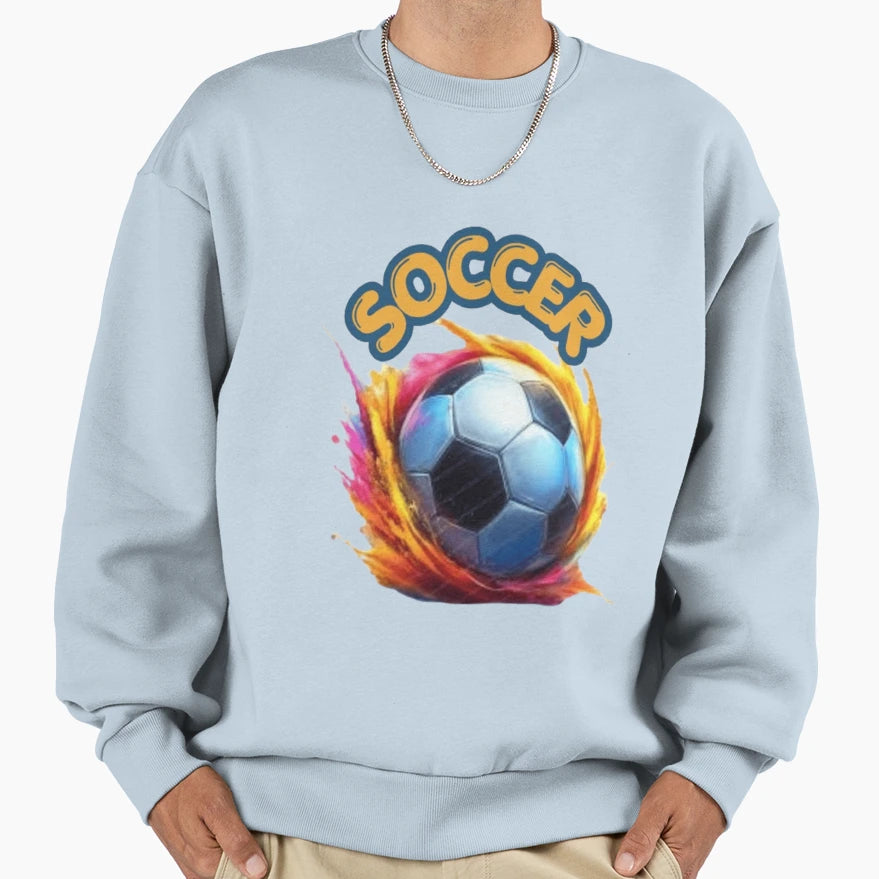Soccer Pulse Sweatshirt - Trendy Graphic Unisex - T-Shirt, Sweatshirt, Hoodie
