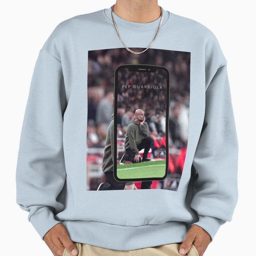 Pep Guardiola Sweatshirt - Novelty Apparel for Adults - T-Shirt, Sweatshirt, Hoodie