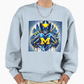 Heart Big M Wolverine Collection Sweatshirt - Fun Novelty Design Unisex - T-Shirt, Sweatshirt, Hoodie