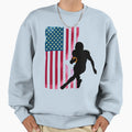 Rugby Football America Usa Flag Sweatshirt - Fun Novelty Design Men Women - T-Shirt, Sweatshirt, Hoodie