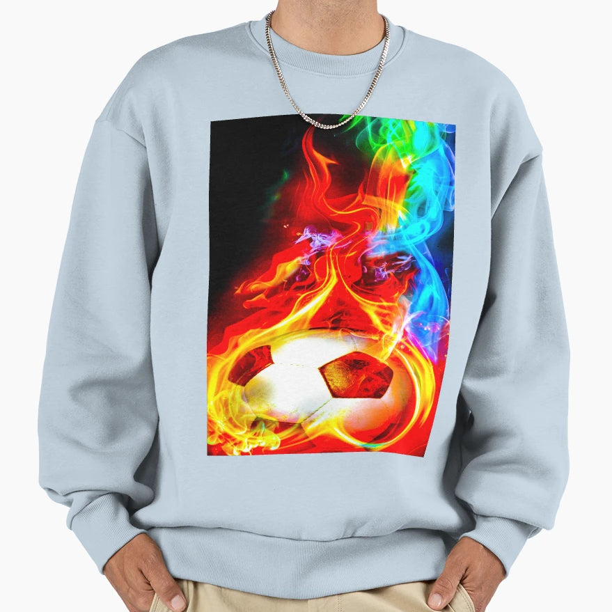 Fwc 1489 Ball Fire Sweatshirt - Graphic Print for Adults - T-Shirt, Sweatshirt, Hoodie