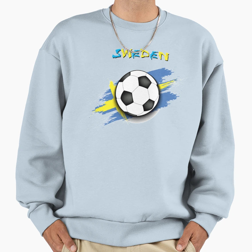 Sweden Soccer Soccer Football T-Shirt - Aesthetic Graphic Men Women - T-Shirt, Sweatshirt, Hoodie