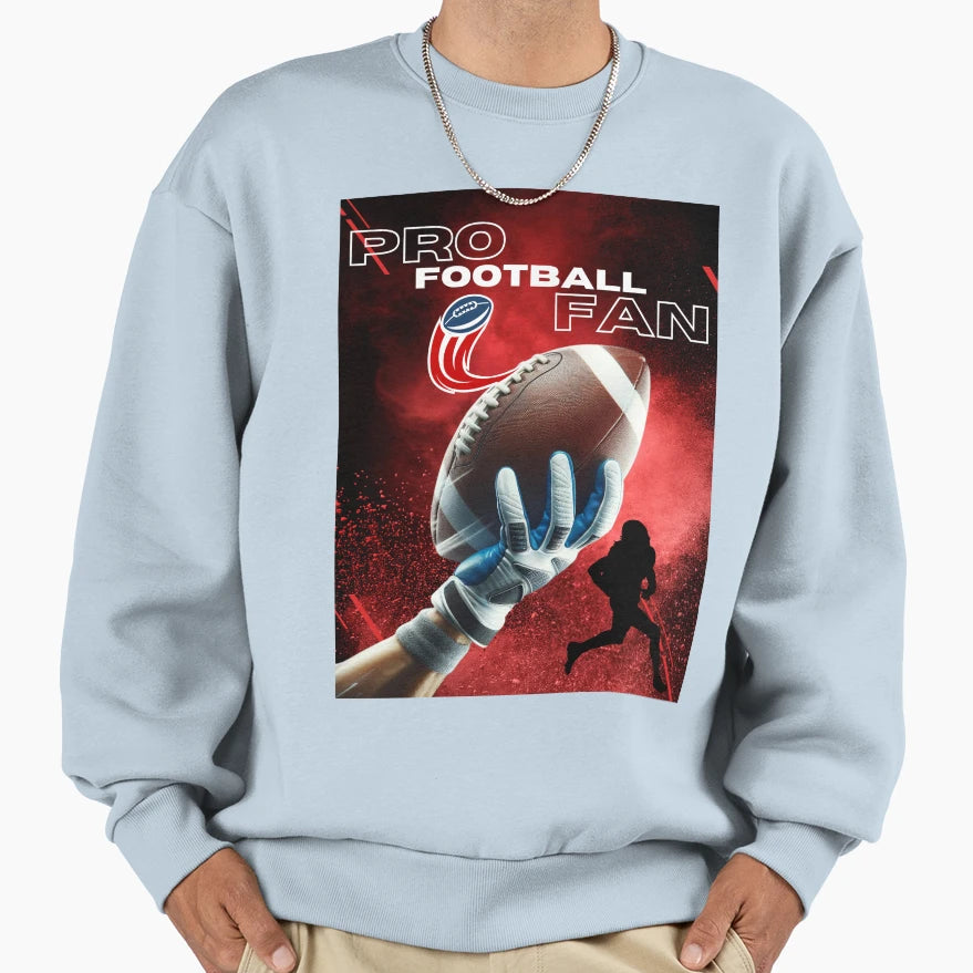 American Football Pro Football Fan Sweatshirt - Aesthetic Graphic Unisex - T-Shirt, Sweatshirt, Hoodie