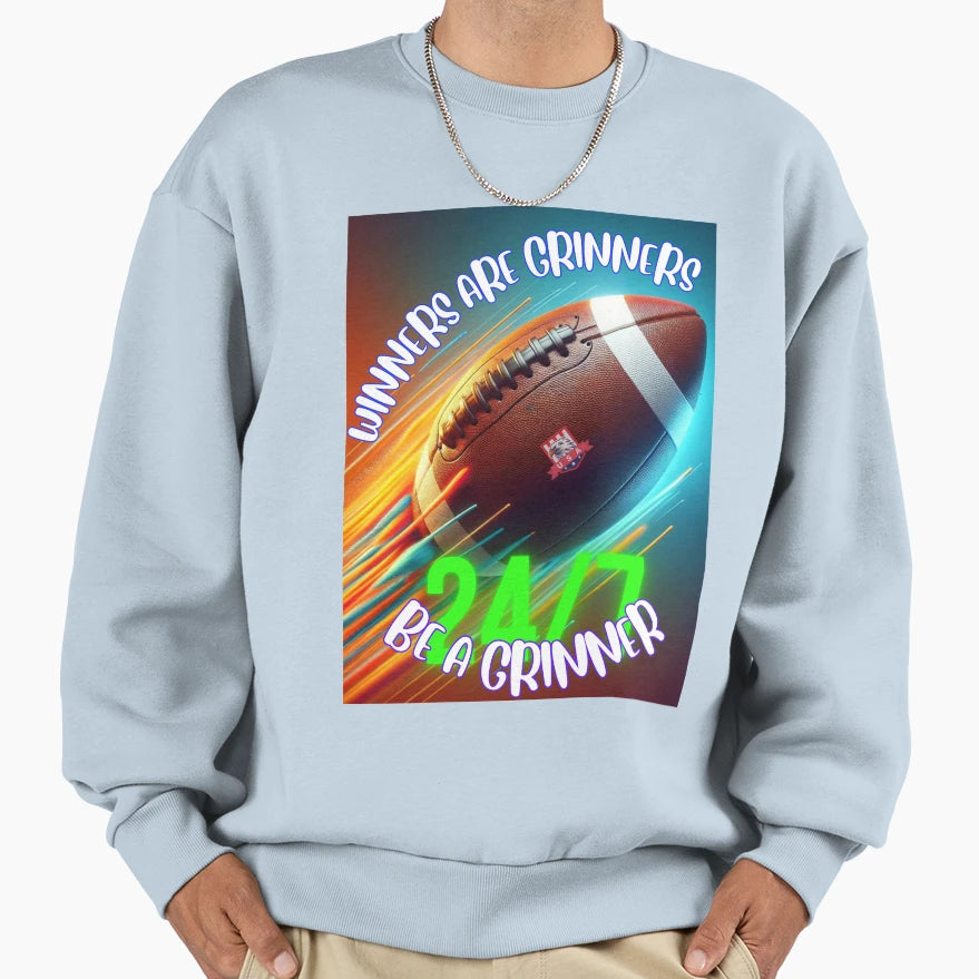 American Football Winners Are Sweatshirt - Minimalist Print for Adults - T-Shirt, Sweatshirt, Hoodie