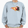 Skull Fire Sweatshirt - Streetwear Style Unisex - T-Shirt, Sweatshirt, Hoodie